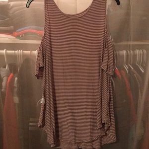 Shirt with stripes